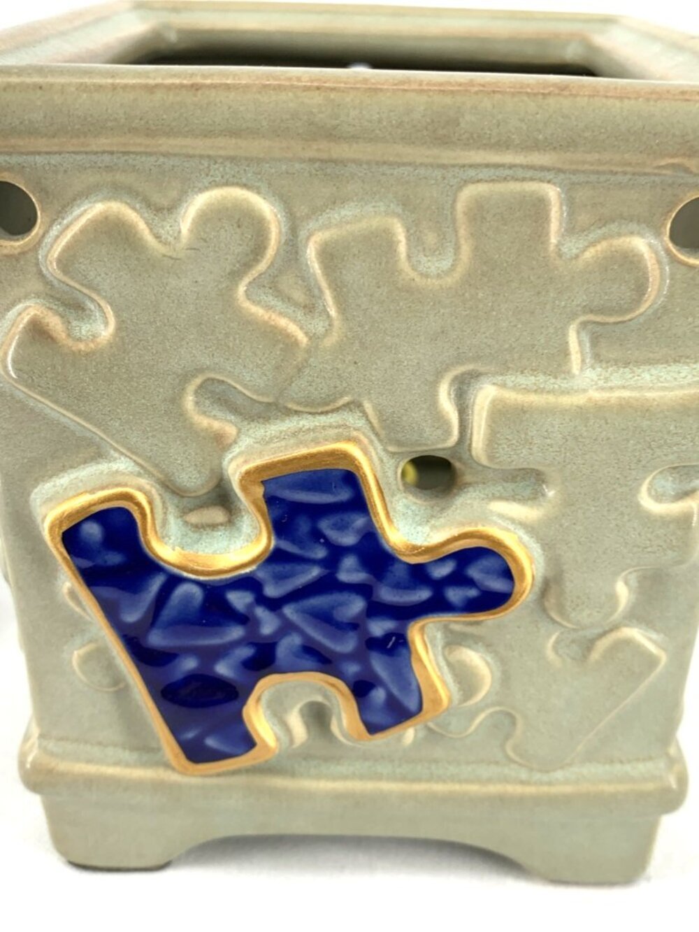 Scentsy Piece By Piece Full Size Puzzle Piece Wax Tart Warmer Autism Speaks 2018 - Picture 3 of 6